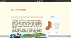 Desktop Screenshot of nounouisabelle.over-blog.fr