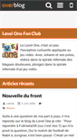 Mobile Screenshot of leveloneunivers.over-blog.com