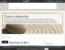 Tablet Screenshot of coursdomicile.sp.over-blog.com