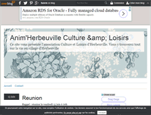 Tablet Screenshot of anim.herbeuville.over-blog.com