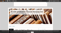 Desktop Screenshot of ecolethala-bourguiba.over-blog.com