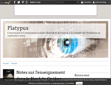 Tablet Screenshot of flying-platypus.over-blog.com
