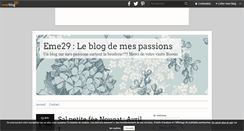 Desktop Screenshot of moi-et-mes-passions.over-blog.fr