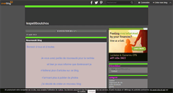 Desktop Screenshot of lespetitboutchou.over-blog.com
