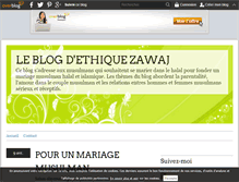 Tablet Screenshot of ethiquezawaj.over-blog.com