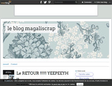 Tablet Screenshot of magaliscrap.over-blog.com