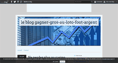 Desktop Screenshot of gagner-gros-au-loto-foot-argent.over-blog.com
