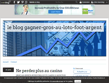 Tablet Screenshot of gagner-gros-au-loto-foot-argent.over-blog.com