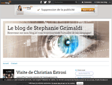 Tablet Screenshot of leblogdestephaniegrimaldi.over-blog.com