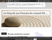 Tablet Screenshot of conseil.ecole.mariecurie.over-blog.fr