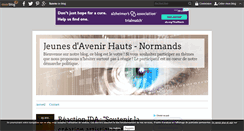 Desktop Screenshot of jeunes-d-avenir-agglo76.over-blog.fr