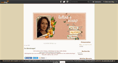Desktop Screenshot of lescrapdelutine.over-blog.com