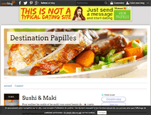 Tablet Screenshot of destinations-papilles.over-blog.com