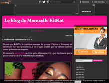 Tablet Screenshot of mamzellekitkat.over-blog.com