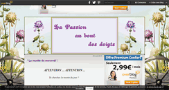 Desktop Screenshot of lapassionauboutdesdoigts.over-blog.fr