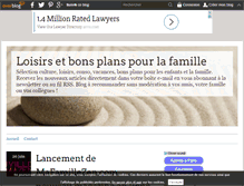 Tablet Screenshot of actus-enfants-famille.over-blog.fr