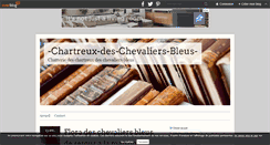 Desktop Screenshot of chartreuxdeschevaliersbleus.over-blog.com