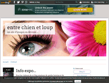 Tablet Screenshot of entrechienetloup.over-blog.com