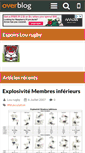 Mobile Screenshot of espoirslourugby.over-blog.com