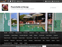 Tablet Screenshot of fourchette-et-scrap.over-blog.fr