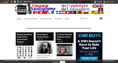 Desktop Screenshot of francais.enseignement.over-blog.com