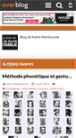 Mobile Screenshot of francais.enseignement.over-blog.com