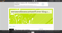 Desktop Screenshot of mesmeublesencarton69.over-blog.com