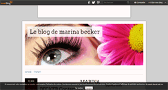 Desktop Screenshot of marinabecker.over-blog.com