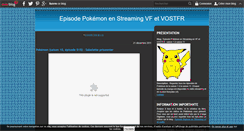 Desktop Screenshot of episode-pokemon.over-blog.fr
