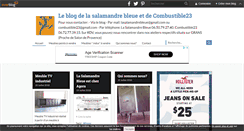 Desktop Screenshot of lasalamandrebleue.over-blog.com