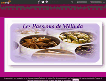 Tablet Screenshot of lespassionsdemelinda.over-blog.com