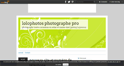 Desktop Screenshot of lolophotos.over-blog.com