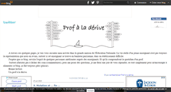 Desktop Screenshot of prof-a-la-derive.over-blog.com