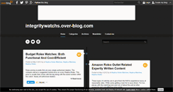 Desktop Screenshot of integritywatchs.over-blog.com
