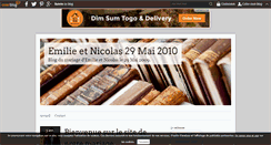 Desktop Screenshot of emilie.nicolas.over-blog.fr