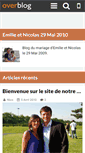 Mobile Screenshot of emilie.nicolas.over-blog.fr