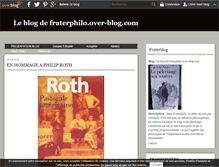 Tablet Screenshot of fraterphilo.over-blog.com