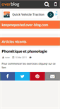Mobile Screenshot of keepmeposted.over-blog.com