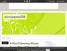 Tablet Screenshot of nicolaanto018.over-blog.com