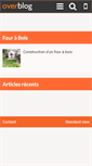 Mobile Screenshot of fourabois.over-blog.com