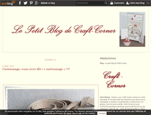 Tablet Screenshot of craft-corner.over-blog.com