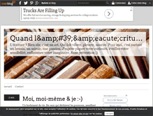 Tablet Screenshot of ecrirelavie.over-blog.com