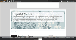 Desktop Screenshot of espritdatelier.over-blog.com
