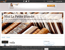 Tablet Screenshot of la.petite.blonde.over-blog.com
