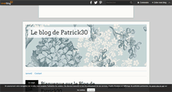 Desktop Screenshot of patrickfly30.over-blog.com