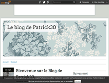 Tablet Screenshot of patrickfly30.over-blog.com