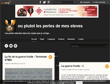 Tablet Screenshot of mesperles.over-blog.com
