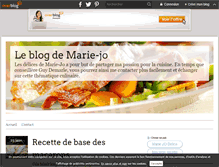 Tablet Screenshot of lesdelicesdemariejo.over-blog.com