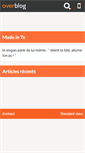 Mobile Screenshot of madeintv.over-blog.com