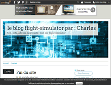 Tablet Screenshot of flight-simulator.over-blog.com